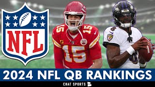 NFL QB Rankings Projecting All 32 Starting Quarterbacks In 2024 amp Ranking Them From Worst To First [upl. by Tracee132]