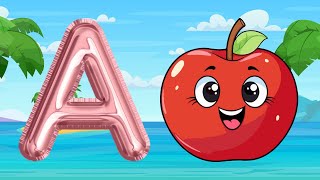 A Apple Song  Inspired By ABC song Gracies Corner  Nursery Rhymes  Kids Songs [upl. by Neel]