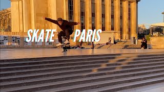 Session skate au lever du soleil au Trocadéro [upl. by Akimad191]