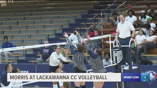 Lackawanna College womens volleyball beats CC of Morris [upl. by Naret]