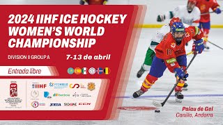 Kazakhstan  Iceland  2024 IIHF Ice Hockey Women’s World Championship Division II Group A [upl. by Byrle256]