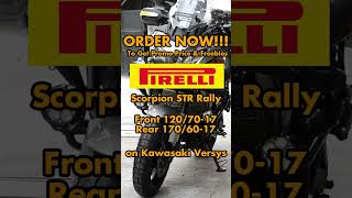 Pirelli Scorpion STR Rally on Kawasaki Versys [upl. by Pare]