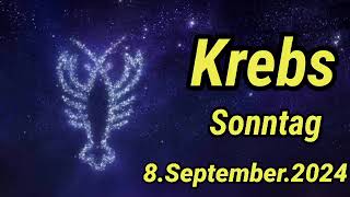 horoskop Krebs Sonntag 8 September 2024 [upl. by Ethelyn]