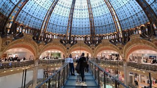 Galeries Lafayette Glasswalk and Terrace 🇨🇵 [upl. by Nelleus]