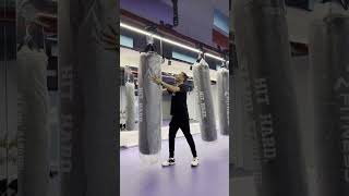 Heavy bag track system boxing punching gym fighting punchingbag heavybag [upl. by Vita691]