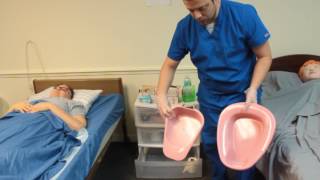 Skill 12 Bedpan [upl. by Ramedlav544]