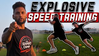 The Speed Camp  SPEED  AGILITY  REACTION  QUICKNESS and EXPLOSIVE Training For Athletes [upl. by Conover]