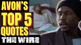 The Wire Avon Barksdale Top Quotes Avon Barksdale The Wire [upl. by Eenoj]