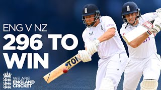 Root and Bairstow Lead The Chase  296 To Win  England v New Zealand 2022 [upl. by Doniv]