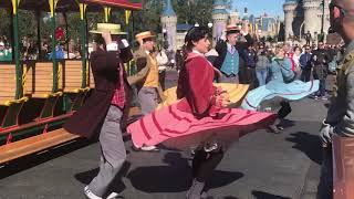 Magic Kingdom Main Street Trolley Show [upl. by Adnawal187]