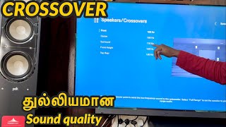 Speaker crossover settings in Tamil  Crossover பயன்பாடு என்ன [upl. by Neram]