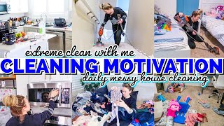 ✨ CLEANING MOTIVATION ✨ DAILY MESSY HOUSE CLEAN WITH ME  EVERYDAY MOM LIFE CLEANING  BRONTES LIFE [upl. by Shelton]