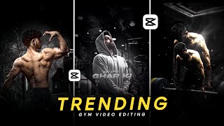 Instagram trending GYM reels video editing  Gym video editing tutorial  Capcut video editing [upl. by Ait]