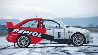 MSport testing Ford Escort WRC for 1997 Rallye Monte Carlo  with pure engine sounds [upl. by Ahel]