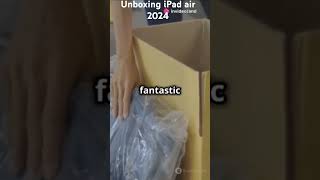 Unboxing iPad air 2024 technology gadgets unboxing unboxingvideo [upl. by Adeys911]