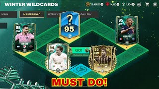 FREE PLAYERS EVERYWHERE THINGS TO DO DURING WINTER WILDCARDS EVENT IN FC MOBILE 24 [upl. by Sirronal474]