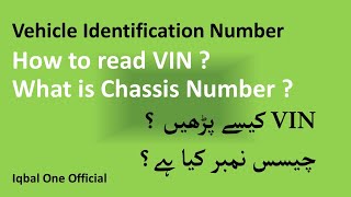 How to read VIN on Vehicle  Decoding and Understanding Vehicle Identification Numbers [upl. by Codee389]