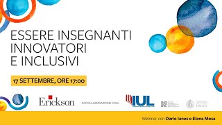 Essere insegnanti innovatori e inclusivi [upl. by Wivinah361]