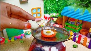 Miniature Tomato And Egg Stir Fry Recipe  22  tiny ayeshas kitchen [upl. by Acimad79]