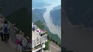 Marvel at the majestic Yangtze River from the peak of the Three Gorges [upl. by Ellehsad]