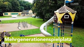 Wirtschaftsfenster MV  Mehrgenerationenspielplatz in Schwaan [upl. by Enelyw]