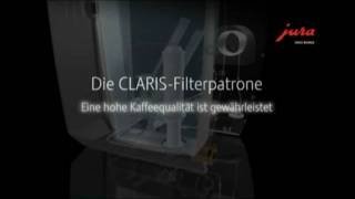 Jura Schlüsseltechnologien  Die CLARISFilterpatrone [upl. by Nealah]