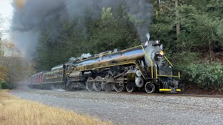 Reading amp Northern T1 2102 Steam Train Powers 17Car Fall Foliage Excursion October 19 2024 [upl. by Chinua]