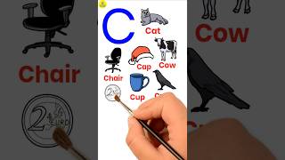 C alphabet words with pictures  alphabet words  Words start with C alphabet shorts english [upl. by Ailina735]