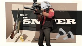 Meet the Sniper in Vr tf2 contractors [upl. by Lani]