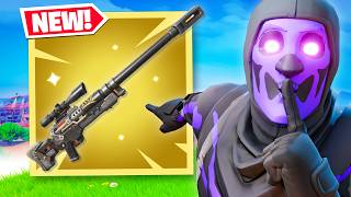 fortnite added a NEW SNIPER [upl. by Nosahc972]