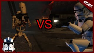 Mustafar  Droids vs Stormtroopers  Star Wars Battlefront II 2005 Saga Edition Mod [upl. by Roath]