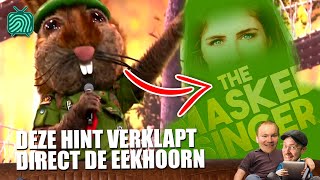 Deze Hint Verklapt Direct De Eekhoorn 😱  MASKED SINGER 2023 2 [upl. by Alihs]