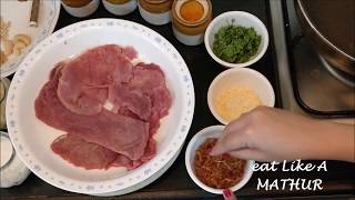 Mutton Pasande  Lamb Pasanda  Mughlai Cuisine  Mathur Recipes  Parsinde [upl. by Worl]