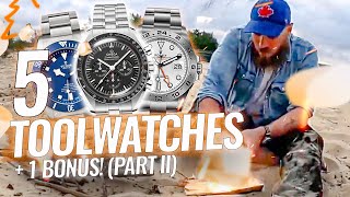 5 TOOLWATCHES INCROYABLES À DÉCOUVRIR [upl. by Esidarap]