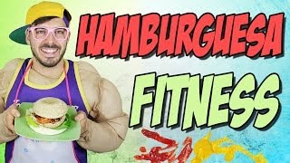 Hamburguesa casera de proteínas  Recetas Fitness [upl. by Nodnyl]