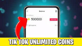 How I Got Free TikTok Coins  Tik Tok Coins Tutorial 2024 [upl. by Eicyal]