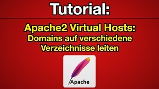 Tutorial Domain auf Verzeichnis weiterleiten Apache2 Virtual Hosts Deutsch FullHD [upl. by Desdemona]