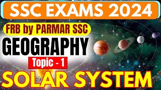 GEOGRAPHY FOR SSC  SOLAR SYSTEM  PARMAR SSC [upl. by Hillell967]