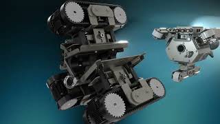 Dry Ice Crawler  Intelligent modular concept for cleaner pipes [upl. by Kendricks]