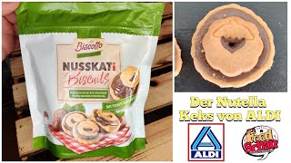 ALDI Nusskati Biscuits Der Nutella Keks von ALDI [upl. by Putscher]