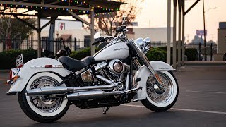 2020 HarleyDavidson Softail Deluxe FLDE Test Ride and Review [upl. by Kevina270]