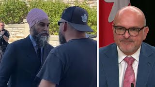 Jagmeet Singh right to defend himself as harassment on Parliament Hill gets worse ministers [upl. by Short]