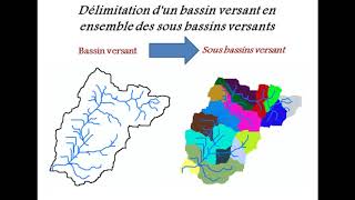 Delimitation dun bassin versant en ensemble des sous bassins [upl. by Sybyl199]