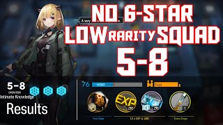 【明日方舟Arknights】58  Low Rarity Squad  Arknights Strategy [upl. by Ennagrom]