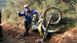 Rando moto offroad  Sur les pistes de lHérault [upl. by Nonie]