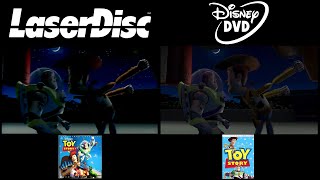 Toy Story Laserdisc VS DVD Comparision You Are A Toy [upl. by Rodrich]