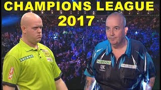 van Gerwen v Taylor 2017 Champions League of Darts [upl. by Pachton]