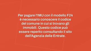 Come si paga lIMU 2024 le istruzioni per compilare il modello F24 [upl. by Gerrie]