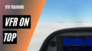 VFR on Top  IFR Climb through Marine Layer [upl. by Assilram]