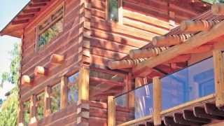 Blockhome TV  Naturstammhaus Salmon Arm CA [upl. by Mada405]